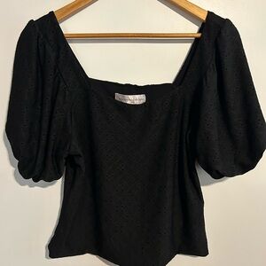 Catherine Malandrino Black Blouse